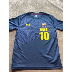 FCB Lionel Messi #10 Beko‎ Jersey Size Extra Large XL Blue